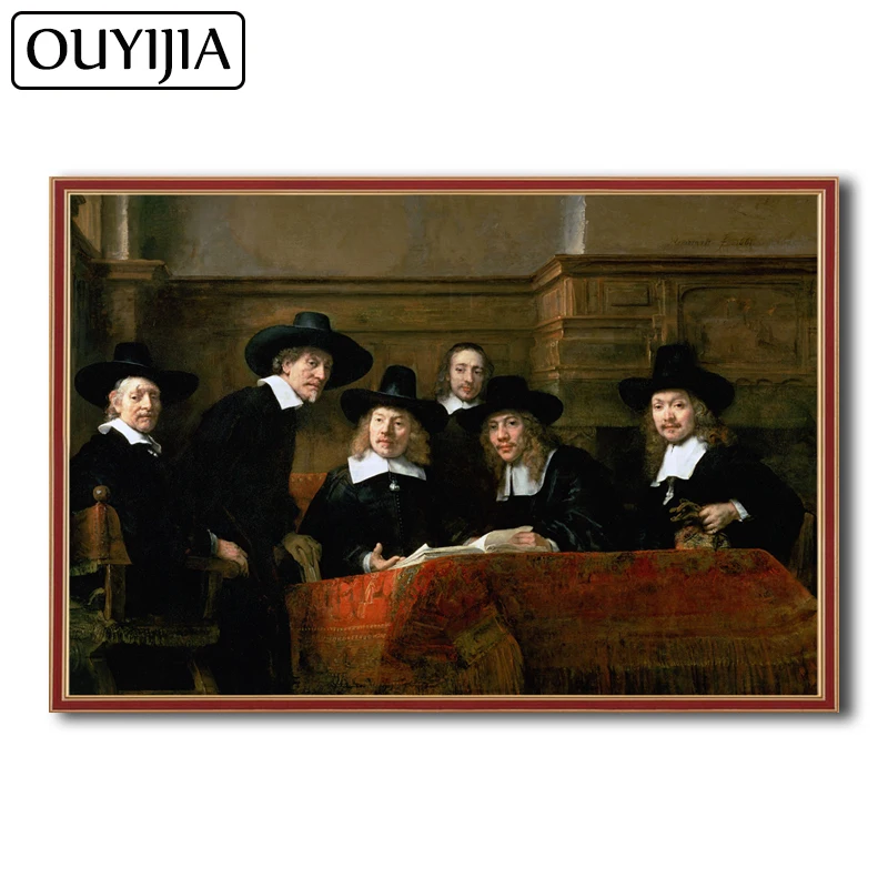 OUYIJIA 5D DIY картина маслом портрет из мозаики Rembrandt Флора персонажа изображение