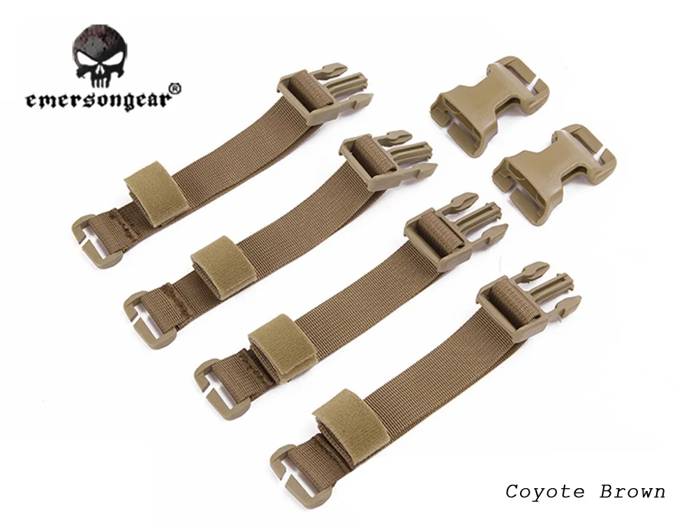 Coyote Brown Emersongear нагрудная установка для жилета адаптер Комплект лямки для Молл жилет Грудь Rig Emerson адаптер Охотничьи Аксессуары для жилетов EM7330 - Цвет: Coyote Brown
