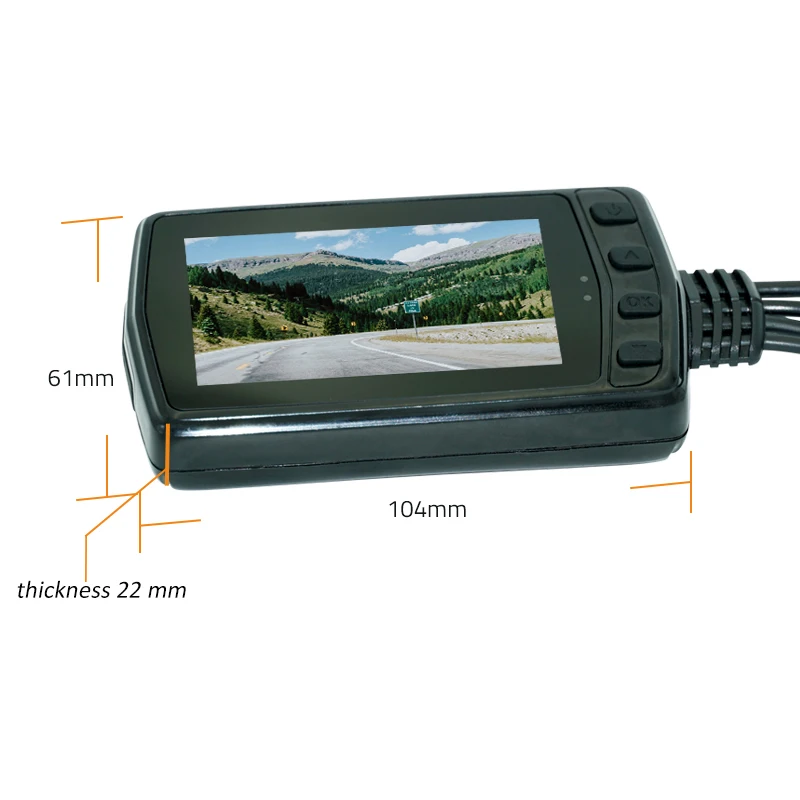 1080P GPS WI FI в байкерском стиле из водонепроницаемого материала Камера DVR мотор Dash Cam