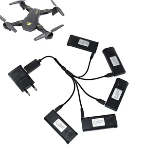 Аккумулятор Lipo 3,7 в 900 мАч с зарядным устройством для VISUO XS809 XS809S XS809HW XS809W, запасные части для радиоуправляемого квадрокоптера, аксессуары для Дронов, 5 шт.