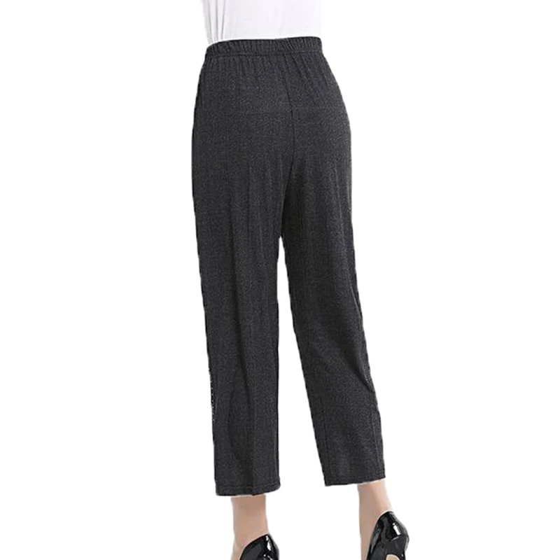 Новинка 2017 повседневные брюки для женщин среднего возраста летние штаны матерей