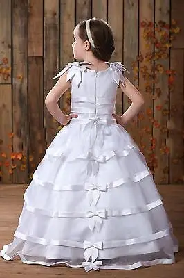

First Communion Dress 2020 hot custom tenis infantil handmade ball gown fashion plus size white/ivory flower girl dresses