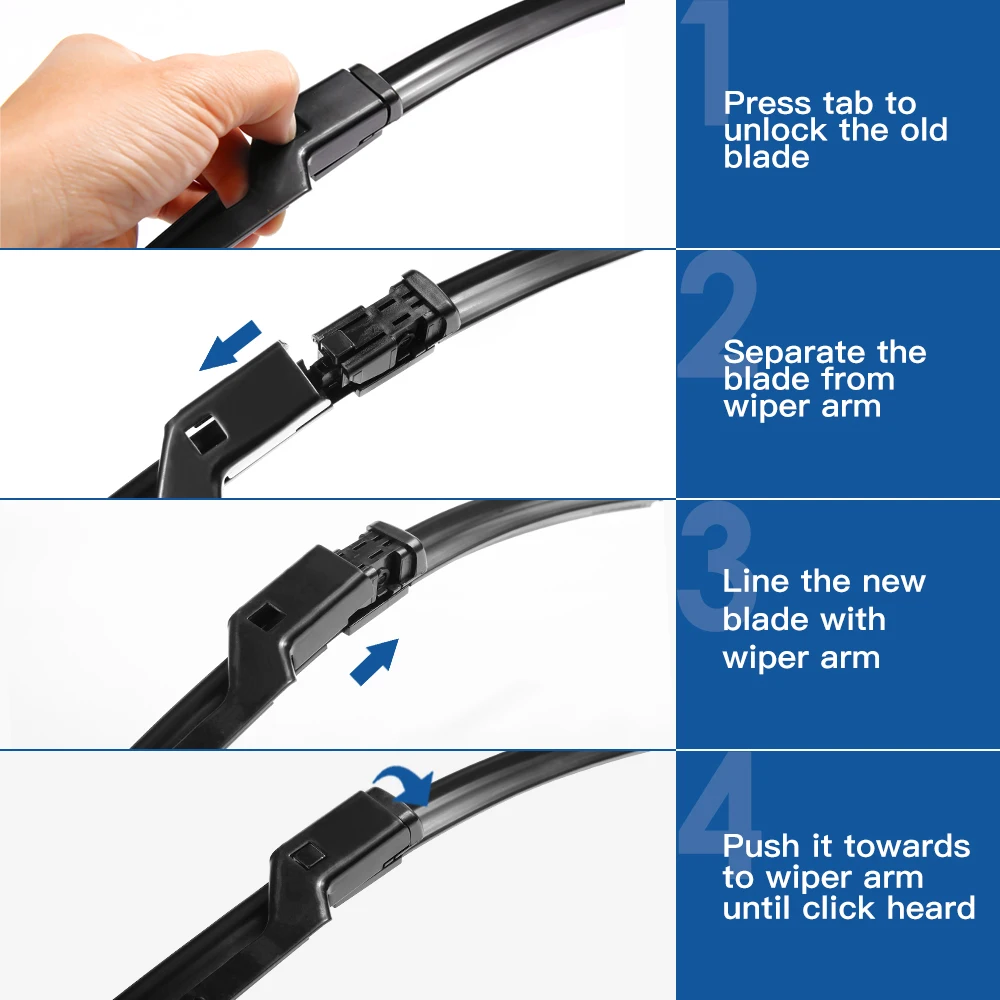 Щетки стеклоочистителя YITOTE для Land Rover Range Evoque Fit 2011 2012 2013 2014 2015 2016