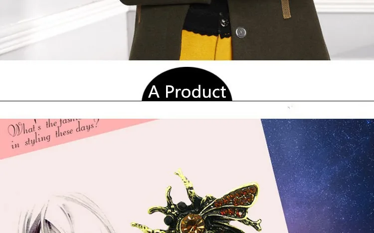 Factory Direct Men Classic insects Bee Brooch vintage Rhinestone Broach Purple Bee Brooches Hijab Pins For Women X1212