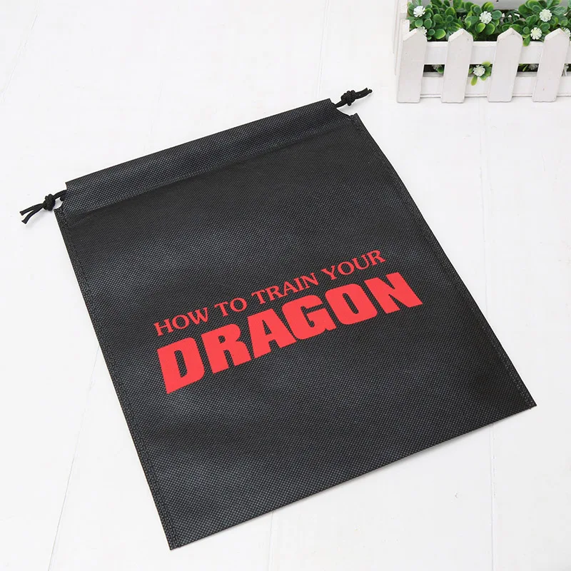 1pcs red word bag 15 см Белый Беззубик Как приручить дракона 3 плюшевая игрушка Ночная фурия мягкий белый дракон чучело животных куклы игрушки - Цвет: 1pcs red word bag