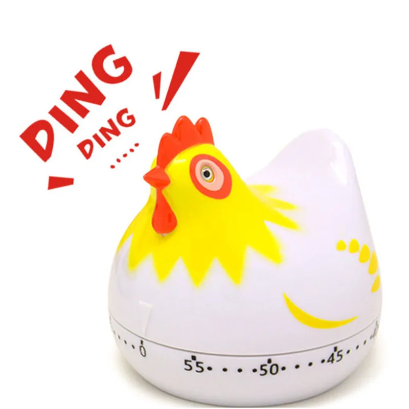 Мультяшный куриный 60 минутный обратный отсчет кухонный механический будильник