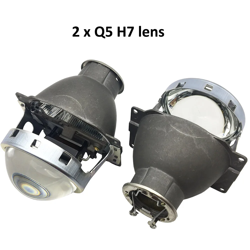 only lens TAOCHIS автомобильный Стайлинг, автомобильный головной светильник, стиль, 3,0 дюймов, би-ксенон, объектив проектора Koito Q5 H7, модифицированный Универсальный Автомобильный светильник - Цвет: only lens