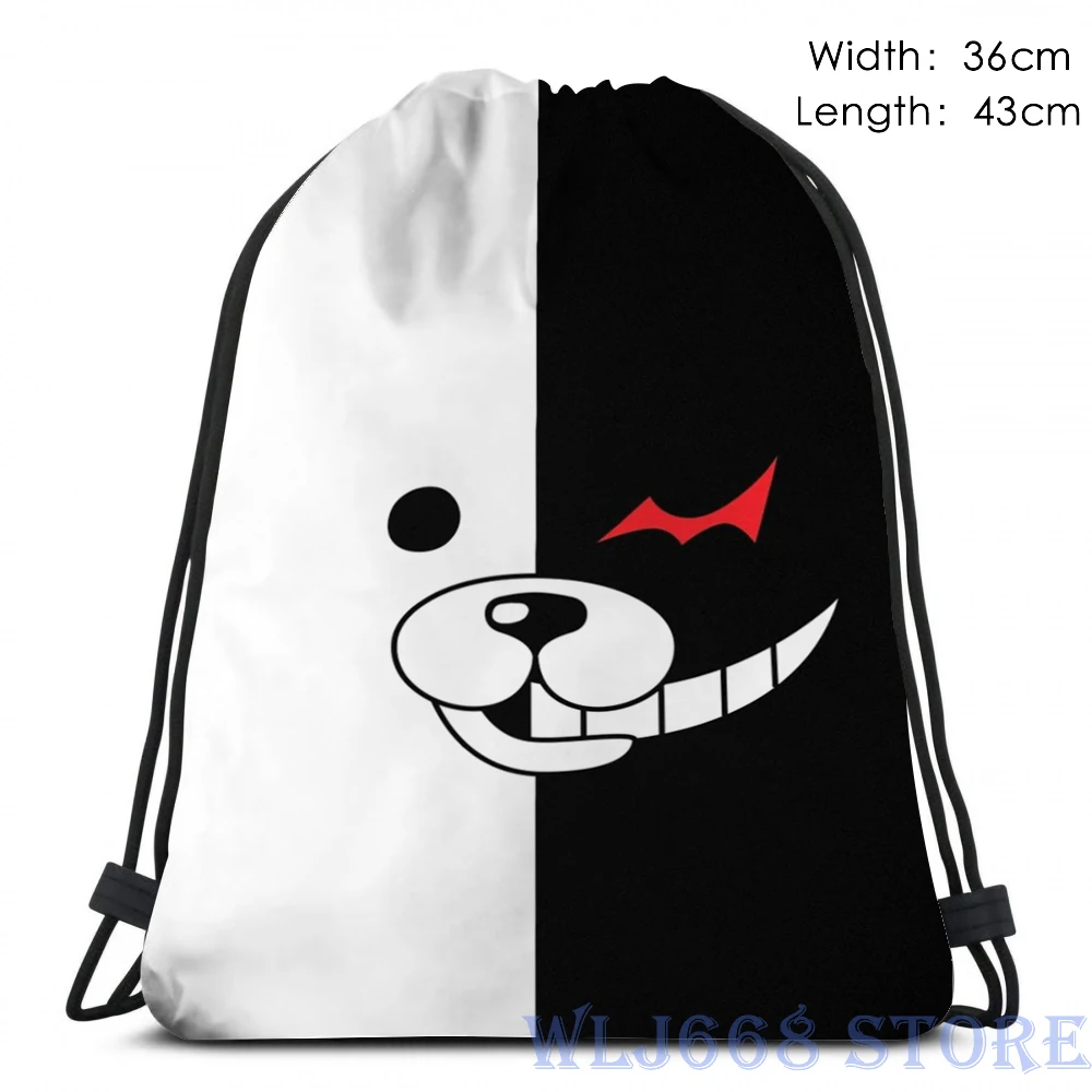 Забавные сумки на плечо с графическим принтом для женщин Danganronpa-Monokuma, рюкзак на одно плечо для путешествий, мужская спортивная сумка