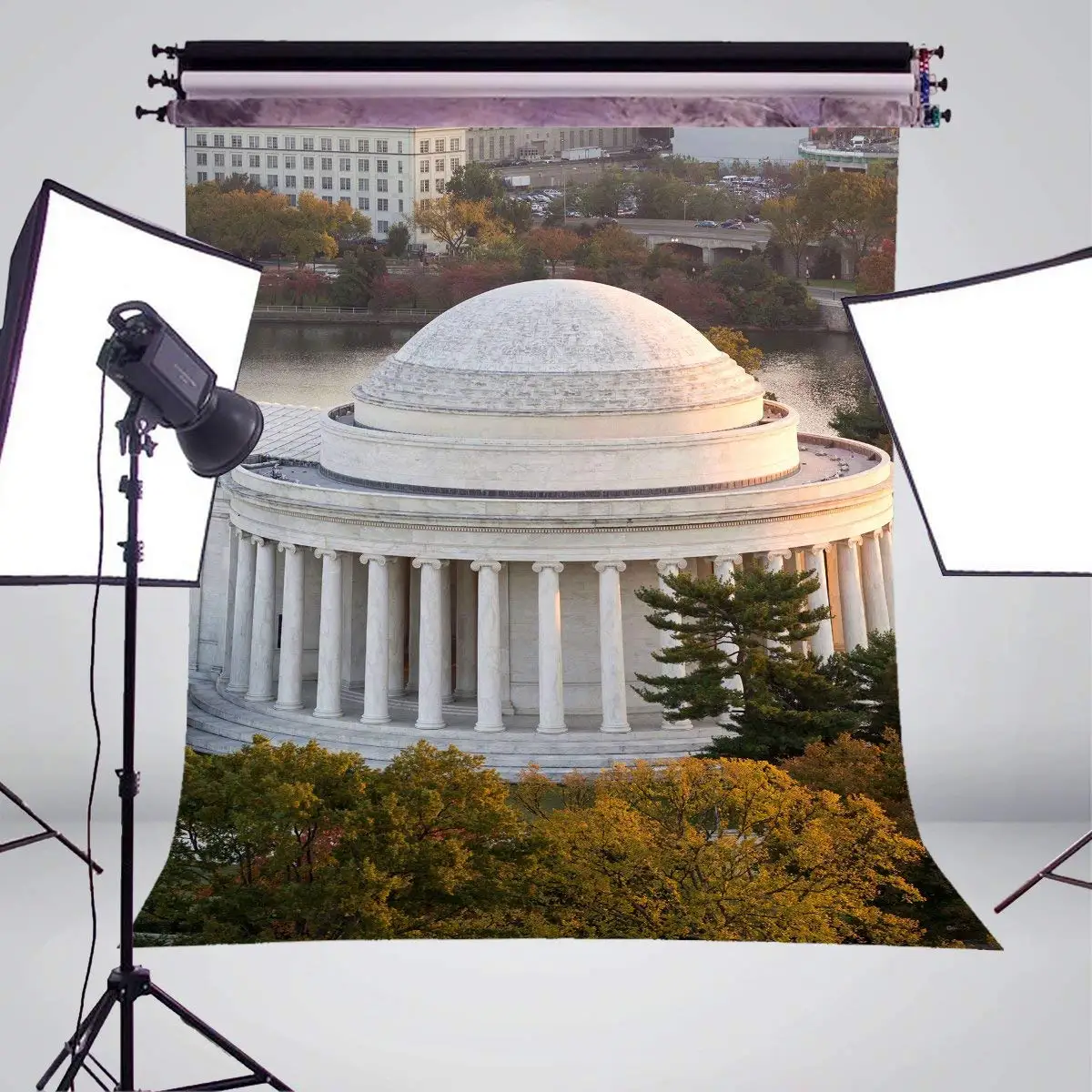 5x7ft греческая архитектура Jefferson Memorial Фотография реквизит для студии фон