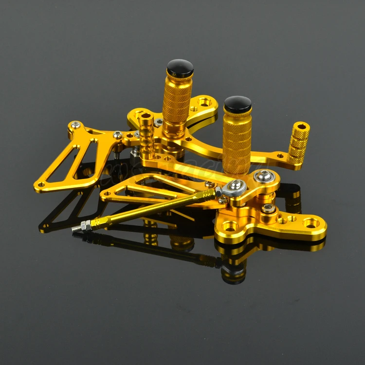 Регулируемые подножки для мотоциклов с ЧПУ педалей SUZUKI GSXR1300 GSX1300R 1999 2013|foot pegs|billet