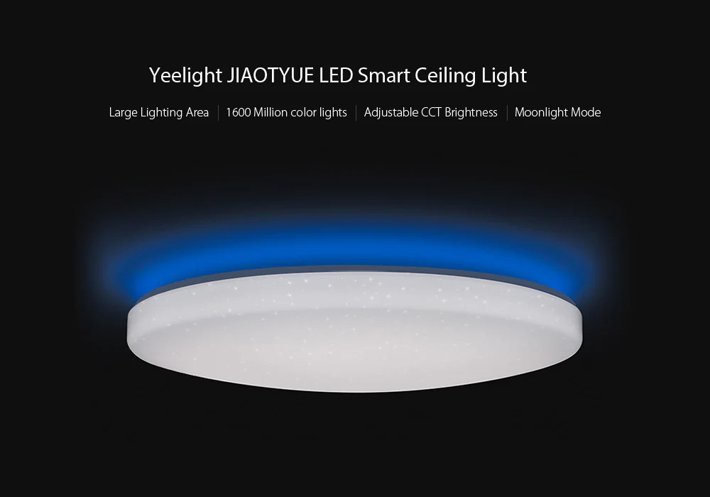 Yeelight JIAOYUE 650 Ceil светильник WiFi/Bluetooth/APP умный контроль окружающий светильник ing светодиодный потолочный светильник 200-240 В