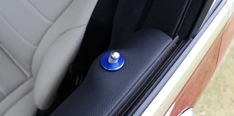 Angelguoguo 4 шт. хромированные аксессуары дверной замок Кольцо Накладка для Mercedes Benz C Класс W205/E класс W213/GLC класс стайлинга автомобилей