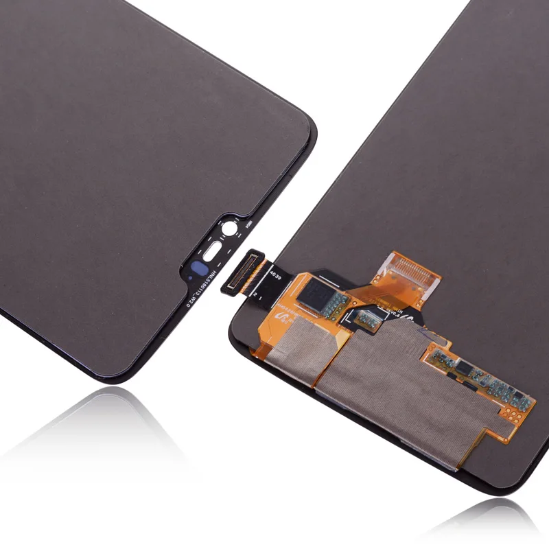 Дисплей для For Oneplus 6 LCD в сборе с тачскрином на рамке Оригинал черный | Мобильные