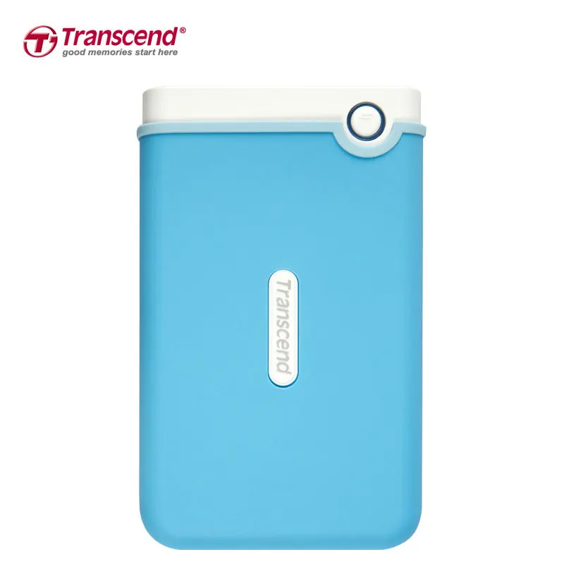 Blue Внешний жесткий диск Transcend USB 3,0 s 1 ТБ высокоскоростной жесткий диск 2," HDD 1 ТБ ультра-тонкий портативный антисейсмический жесткий диск - Цвет: Blue