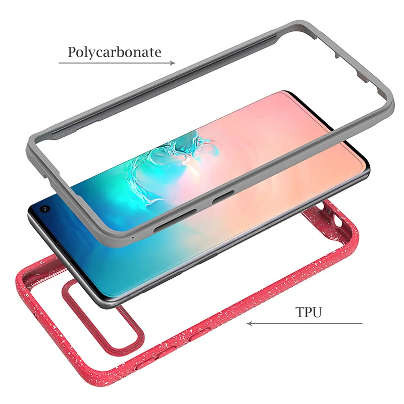 Чехол Alxun для Samsung S10 Plus противоскользящий ударопрочный полноразмерный чехол из