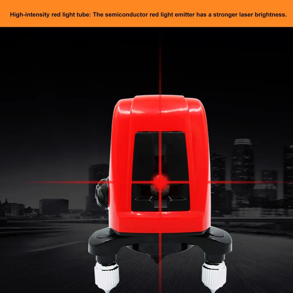 Портативные Лазерные уровни 2 линии инструмент выравнивания поворачивается на 360