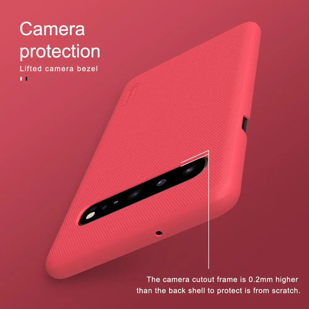 S10 5g чехол для Samsung Galaxy 5G задняя крышка супер матовый защитный Nillkin Оригинальный