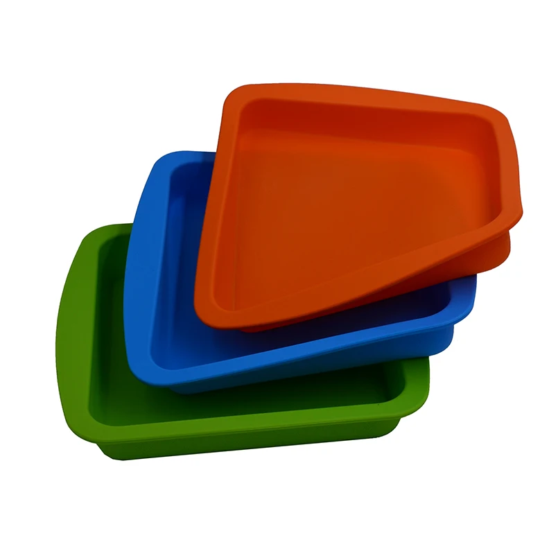 1 шт. Bho квадратная силиконовая резиновая ГЛУБОКАЯ ТАРЕЛКА Dab восковая банка и