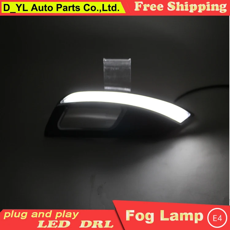 Car styling For Kia K3 2013-2014 LED DRL led fog lamps daytime running lights High brightness guide A tusk | Автомобили и