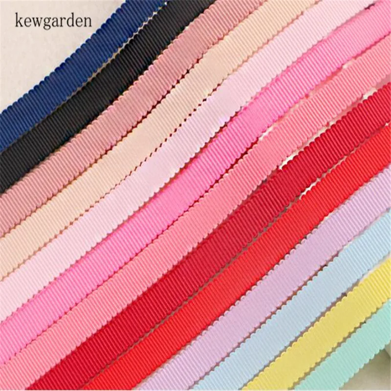 Волнистая лента Kewgarden 9 мм Grosgrain вручную изготовленная аксессуары для