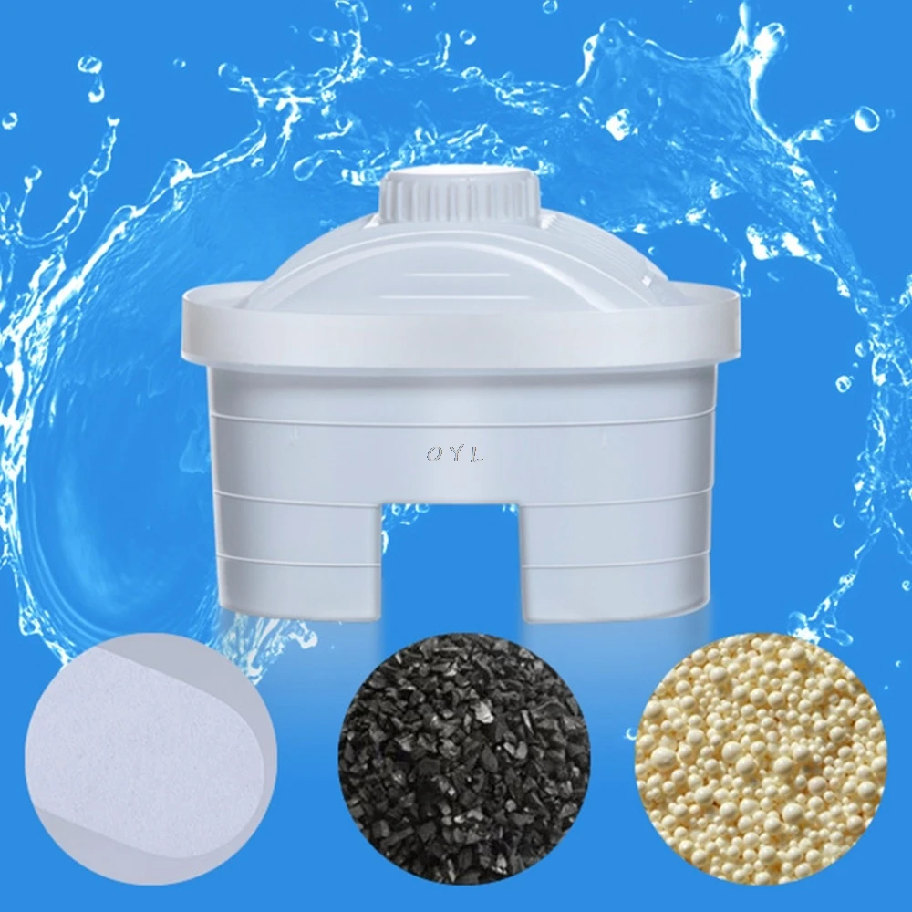 

1Pc Water Healthy Filter Purifier Jug Refills Replacement Cartridges Household