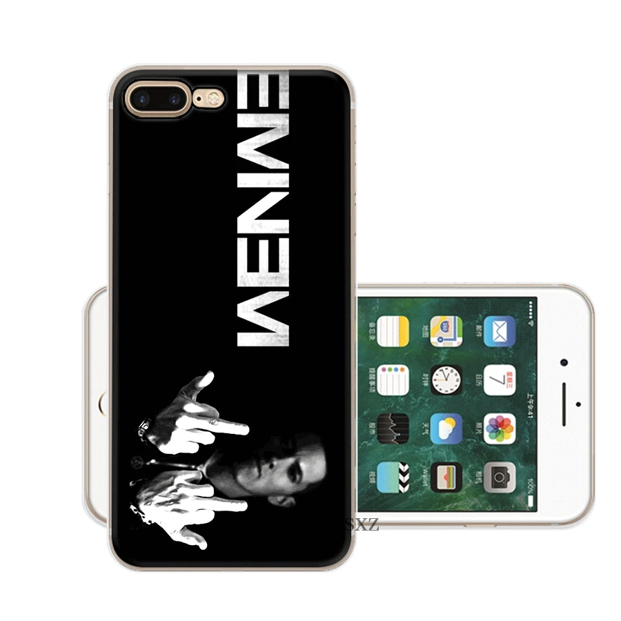 Чехол для мобильного телефона Desxz Rapero Eminem iPhone 6 6s 7 8 Plus 11 Pro X XS Max 5 5S SE |