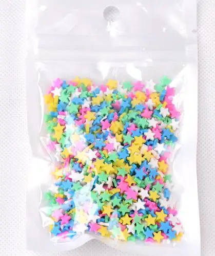 Q8-20G 20 г diy клейкие аксессуары Игрушка слизи наполнитель амулеты украшения для поставки слаймов имитация шоколада Снежная звезда конфеты торт ногти искусство - Цвет: Q8-20G