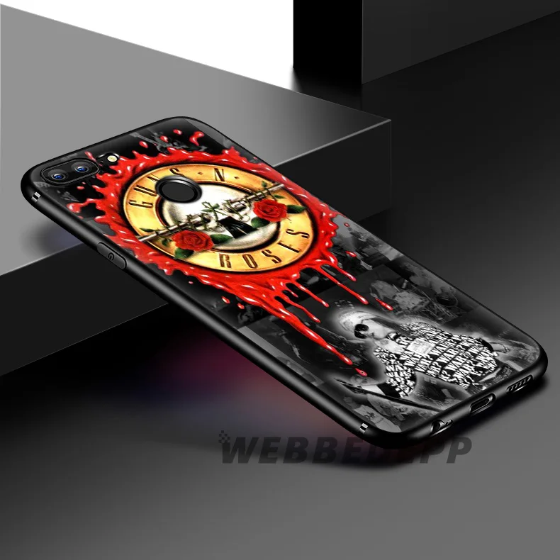Мягкий силиконовый чехол WEBBEDEPP Guns N Roses для Huawei Honor Mate 20 10 8X 8C 8 6A 7A 7X 7C Lite Pro TPU |