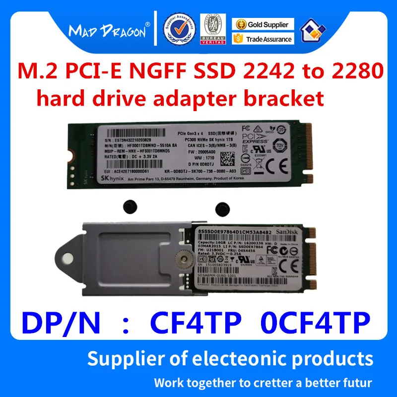Металлический Монтажный кронштейн для ноутбука M.2 2242 адаптеры HP Dell XPS 15 2280 9550 9560 5510