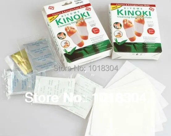 Розничная коробка 100 шт. 4Y Очищение Ноги Вытрезвителя подушечки kinoki для очищения зарядить ваше тело(1 лот = 5 Коробков = 100 шт. = 50 шт пластырей+ 50 шт. клей