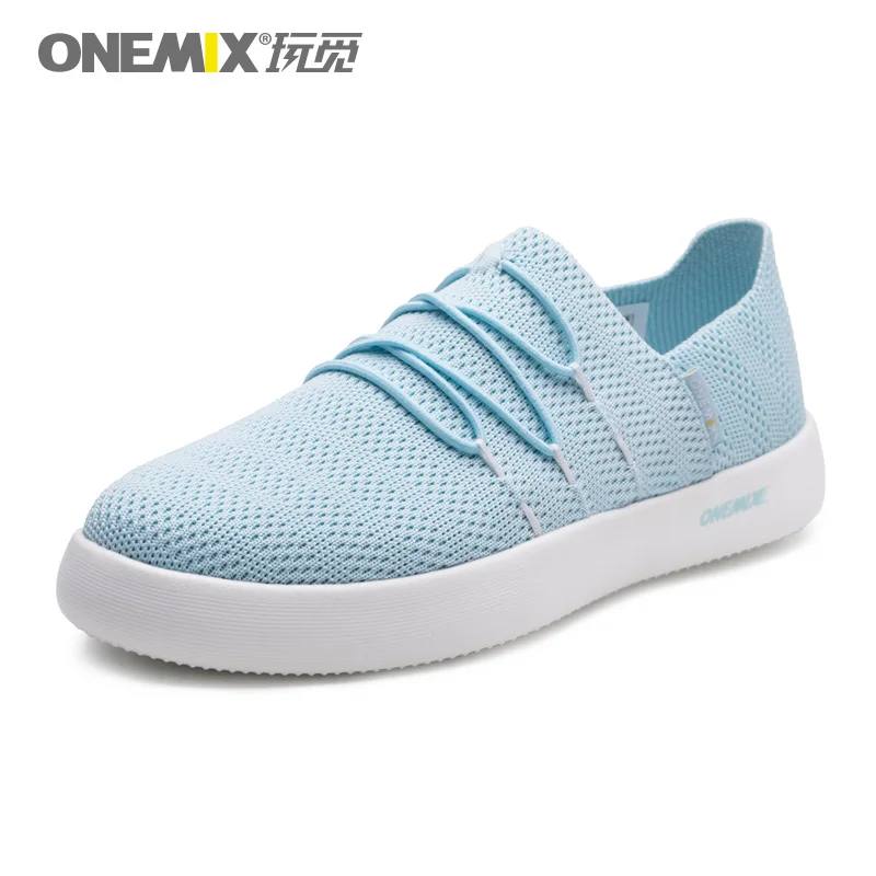 ONEMIX Women Lightweight Casual Shoes Slip-on Breathable Mesh Upper Sneakers For Men zapatillas hombre | Обувь