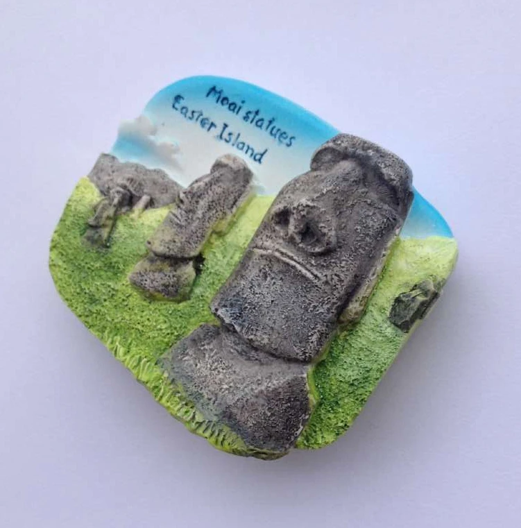 Чили Пасхальный камень ароматерапия холодный фарфор Ручная роспись 3D магниты на