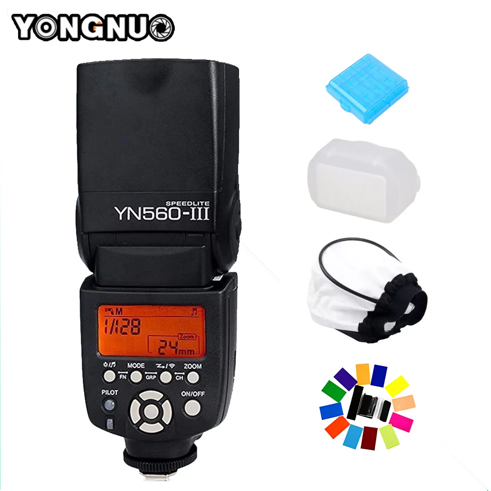 Светодиодная лампа для видеосъемки YONGNUO YN560III YN560 III Беспроводной вспышка