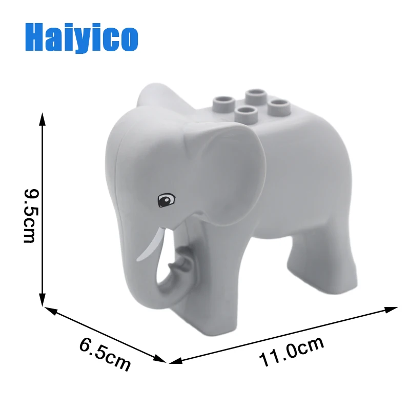 Животные зоопарк оригинальные большие строительные блоки