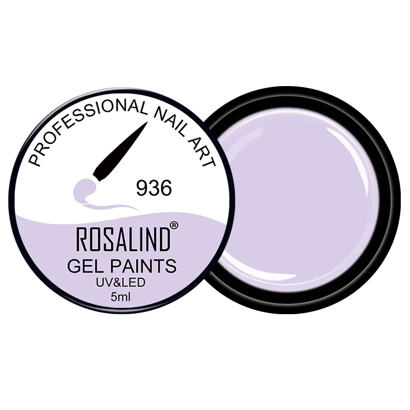 Гель-лак ROSALIND 30 цветов, Гель-лак для ногтей для самостоятельного маникюра, необходимое Базовое покрытие, гель для ногтей, УФ-лак - Цвет: 936
