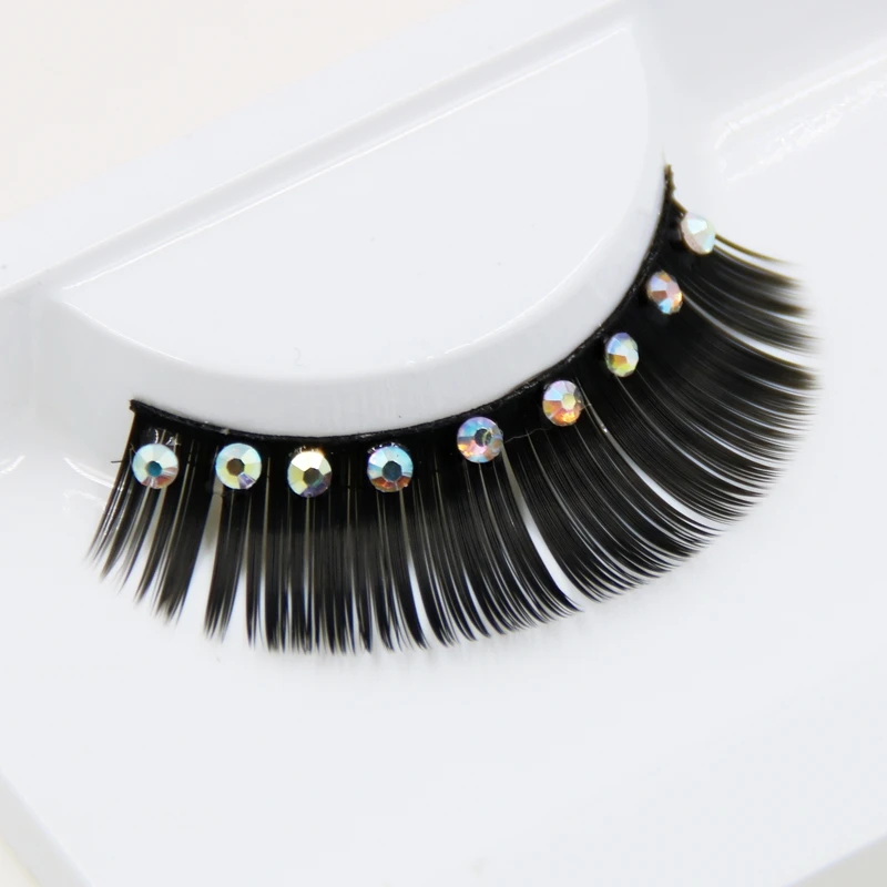 Хрустальные накладные ресницы YOKPN креативные сценические искусственные для