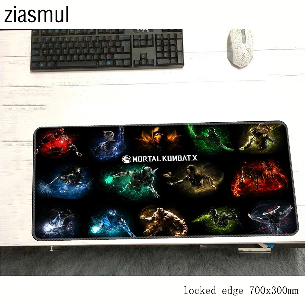 Коврик для мыши mortal kombat 700x300x2 мм игровой коврик персональный большой