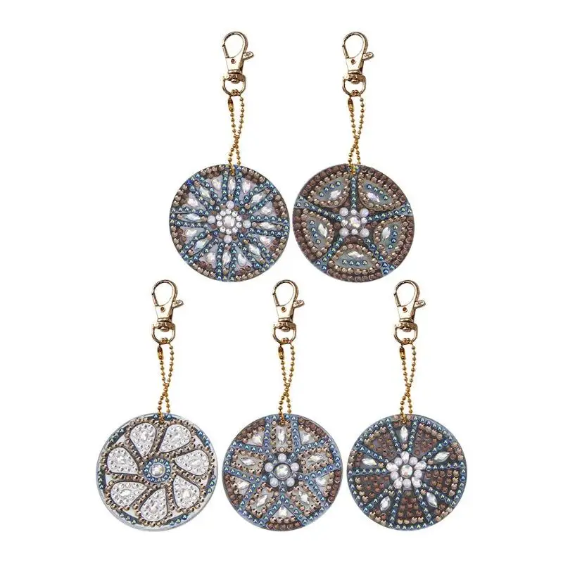 5 шт. DIY колеса полная выкладка особой формы алмазов картина брелки для ключей