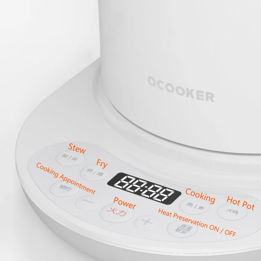 Xiaomi Mijia QCOOKER многофункциональная электрическая плита 220 В 680 Вт 400 мл чайник горячий горшок Гриль плита с пароваркой яичный котел