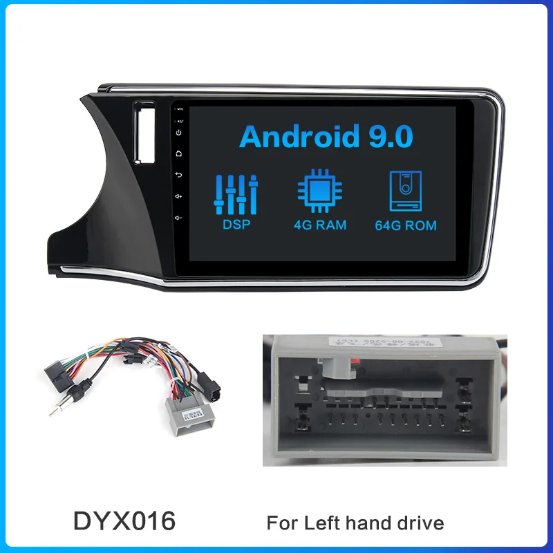 HA5203-MAX6 Dasaita 10," ips экран Android 9,0 радио автомобиль 1 Din для Honda City gps 1080P видео Bluetooth DSP 64 Гб rom - Цвет: HA5203-MAX6