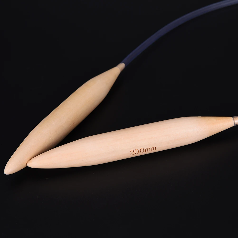 20 мм прозрачная трубка круглые Бамбуковые Спицы для вязания булавки толстой