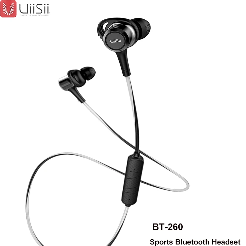 Беспроводная Bluetooth гарнитура UiiSii BT260 спортивные наушники вкладыши для бега