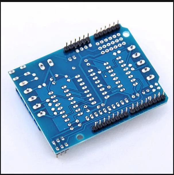1 шт. L293D двойной щит привода двигателя для arduino Duemilanove плата расширения |