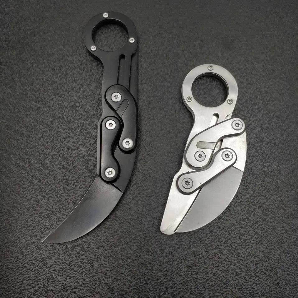 Swayboo механический складной нож Karambit CS GO коготь нож кольцо для выживания карманный портативный Зажим инструменты мини EDC Открытый инструмент