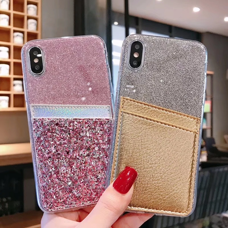 Чехол портмоне для карточек samsung Galaxy A70 A60 A50 A40 A30 A20 A10 A90 A20E Крышка M30 M20 M10 блеск