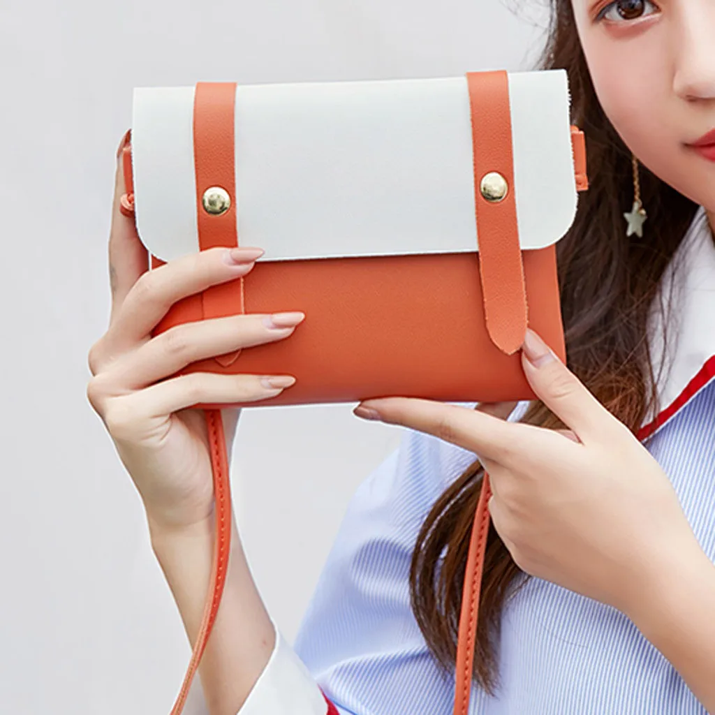 Carteras mujer de hombro y bolsos sac основной femme модная женская контрастная цветная сумка с