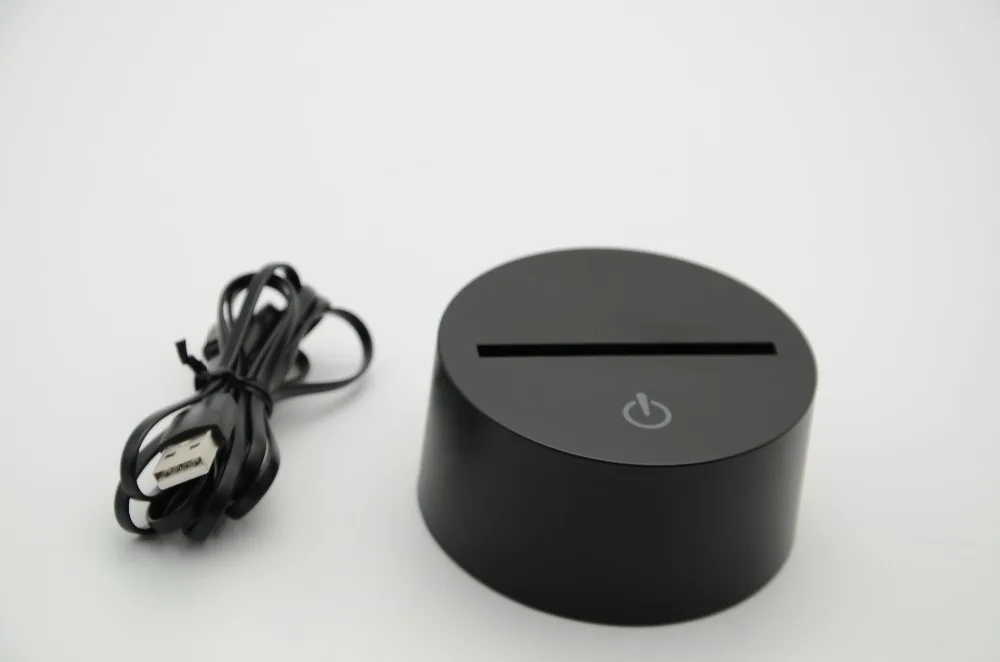 Статуя Свободы из Нью Йорка 7 цветов RGB иллюзия USB 3D Светодиодная лампа детская