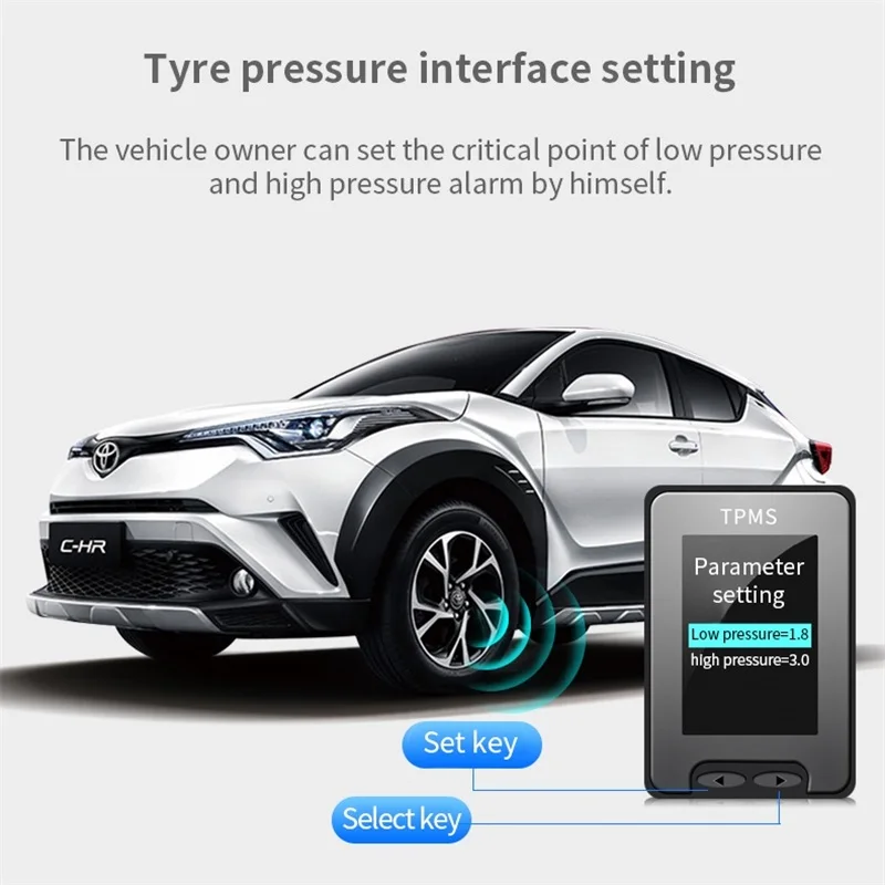 Система мониторинга давления в шинах OBD TPMS система контроля для toyota IZOA/CHR режиме