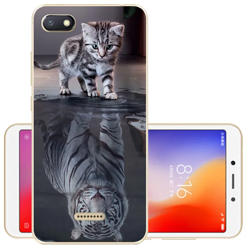 47 Силиконовый чехол для Xiaomi Redmi 6A 5,4", милый чехол из ТПУ для Xiaomi redmi 6 redmi6a redmi 6 pro, чехол, чехол, бампер для телефона - Цвет: 47