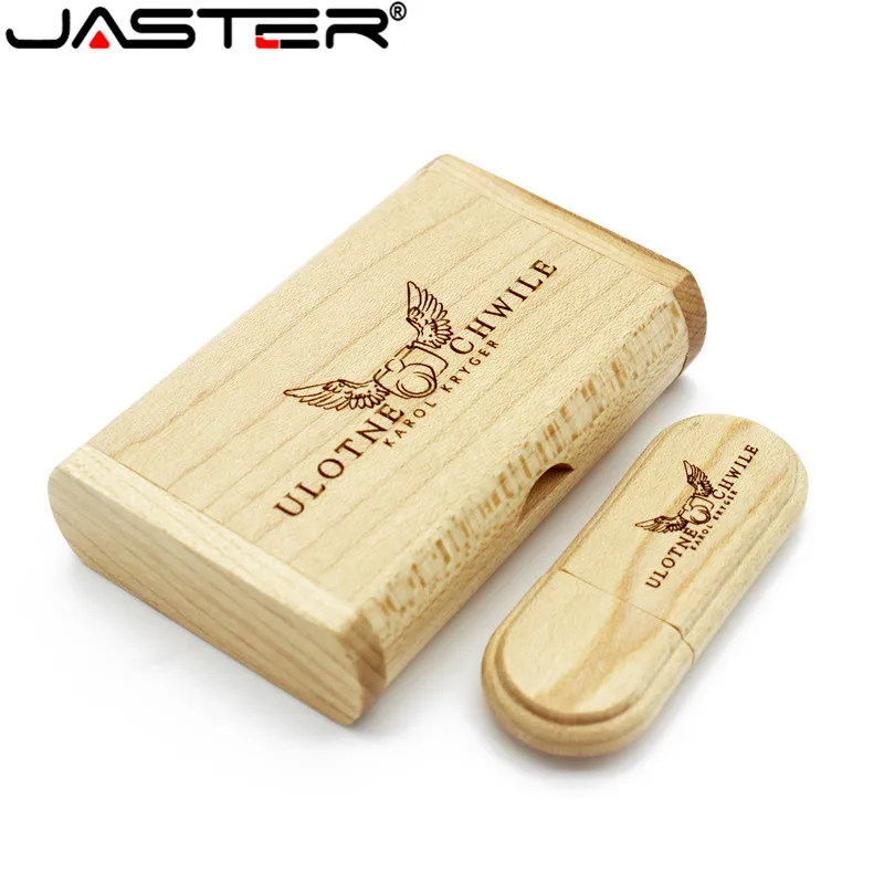 JASTER(более 10 шт. бесплатный логотип) Деревянный usb+ коробка usb флэш-накопитель карта памяти 4 ГБ 8 ГБ 16 ГБ 32 ГБ 64 ГБ u диск карта памяти
